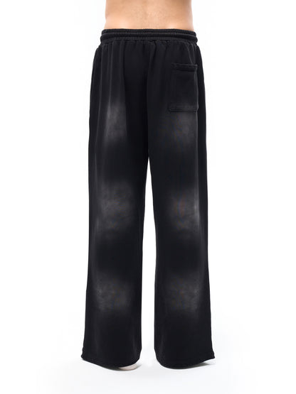 Classic 'barbed sword' faded wash loose fit sweatpants - Studio Gallantry